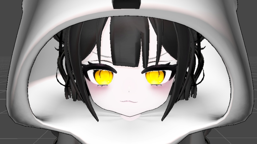 【Powari /ぽわり】黒猫 Eye texture 🌙 + blendshape