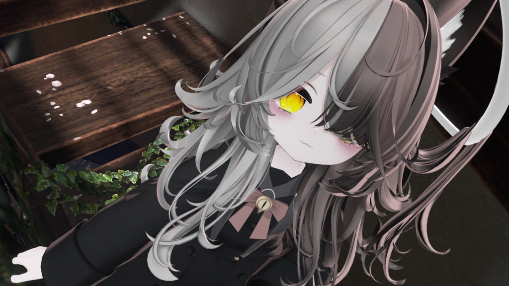 【Powari /ぽわり】黒猫 Eye texture 🌙 + blendshape