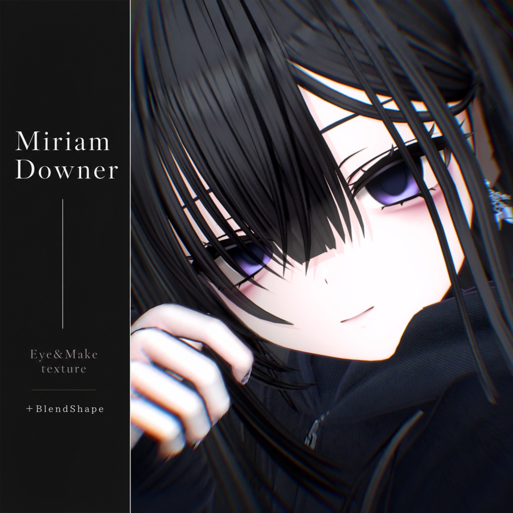 【Miriam/ミリアム】 Douwner Eye&Make texture+BlendShape