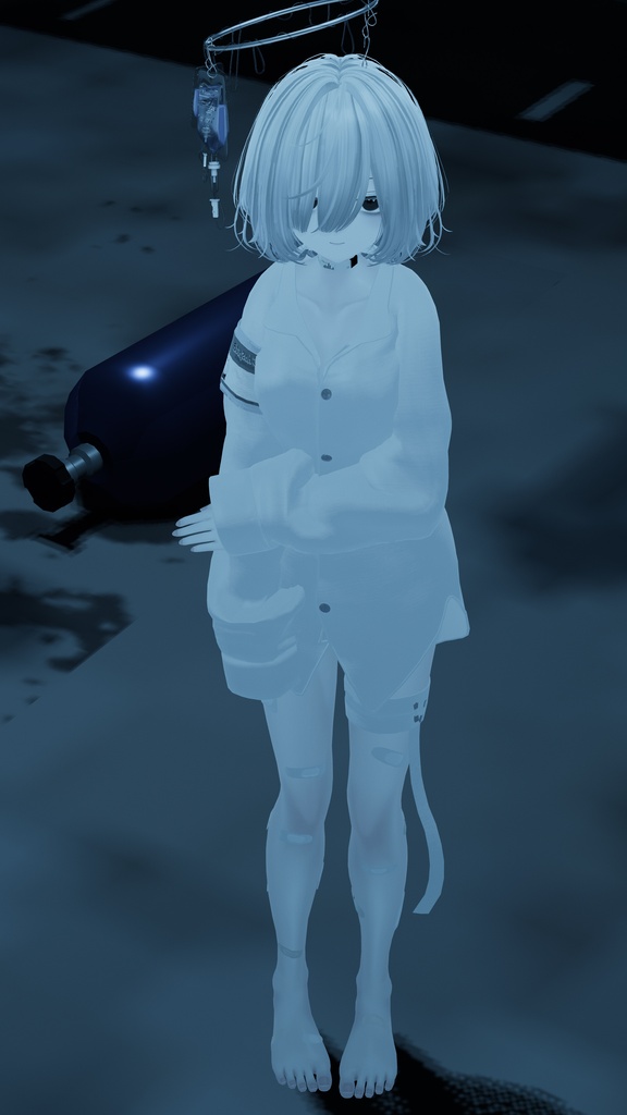 【凪/Nagi】気だるげ Eye & Make texture + blendshape & animation