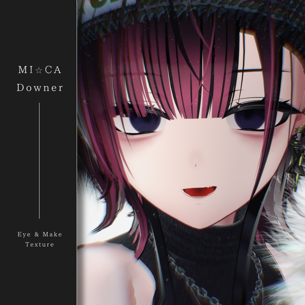 【MI☆CA/ミカ】Downer Eye & Make up texture blendshape付き✨