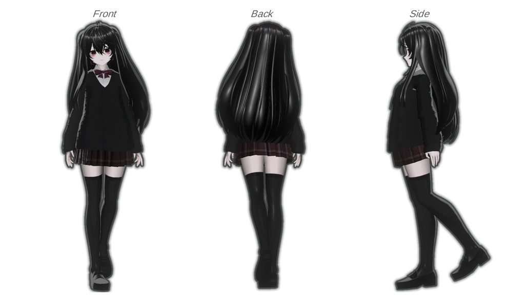 オリジナル3Dモデル「厭世 -Ensei-」
