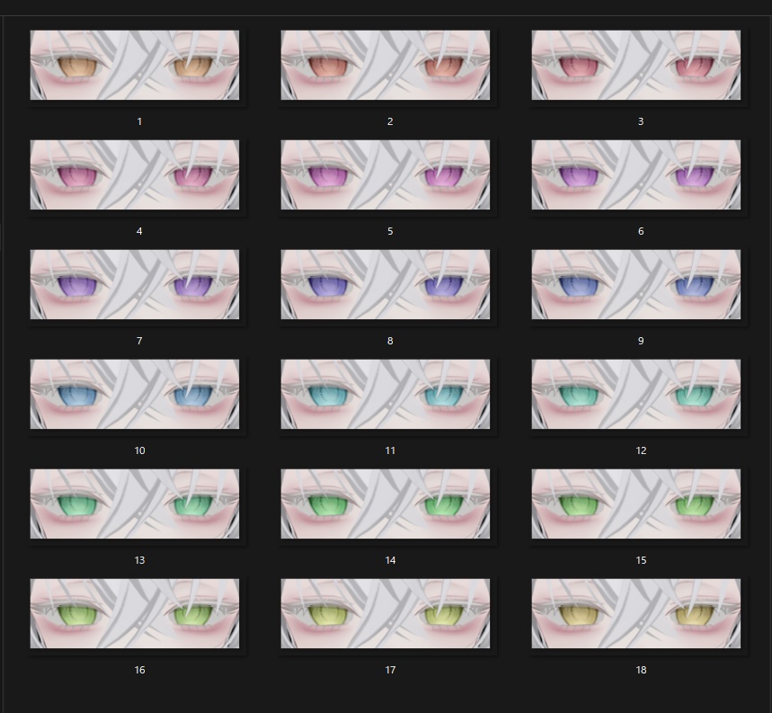 【ロンロネオ/Ronroneo】傾国 Eye & Make up texture