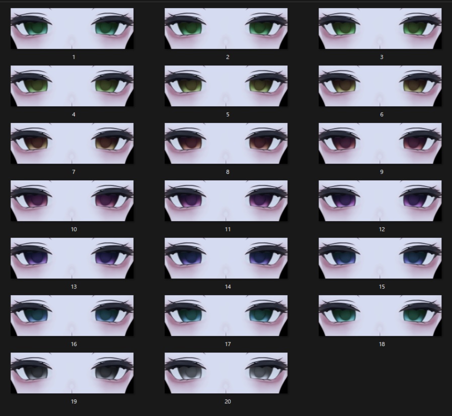 【ルルネ/Rurune】Downer eye & make texture