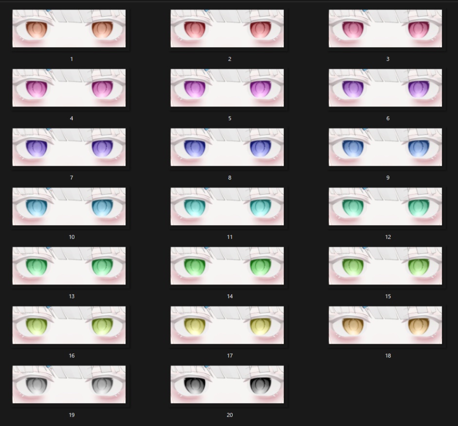 【Lumia/ルミア】 傾国 Eye & Make up Texture ✧