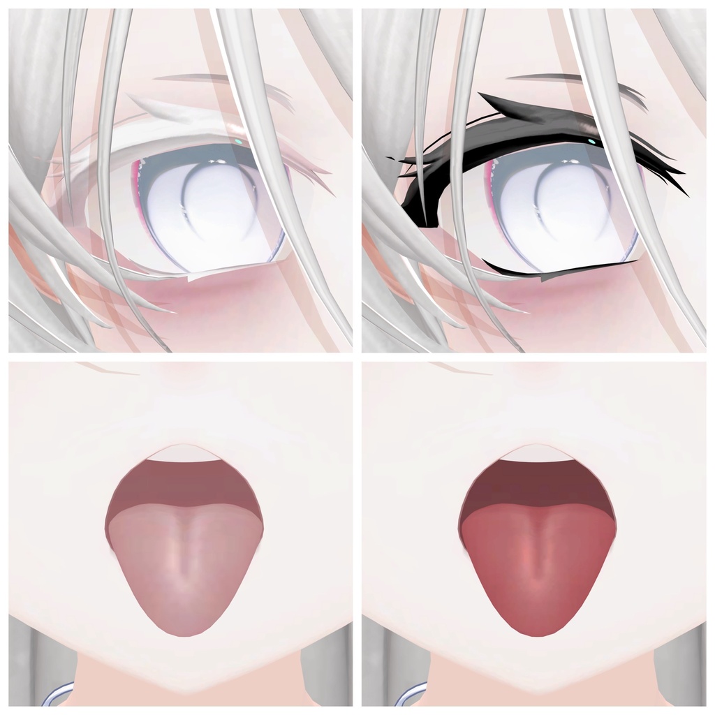 【NanaseNoir/ナナセノワール】 傾国 Eye & Make up texture 73種✨