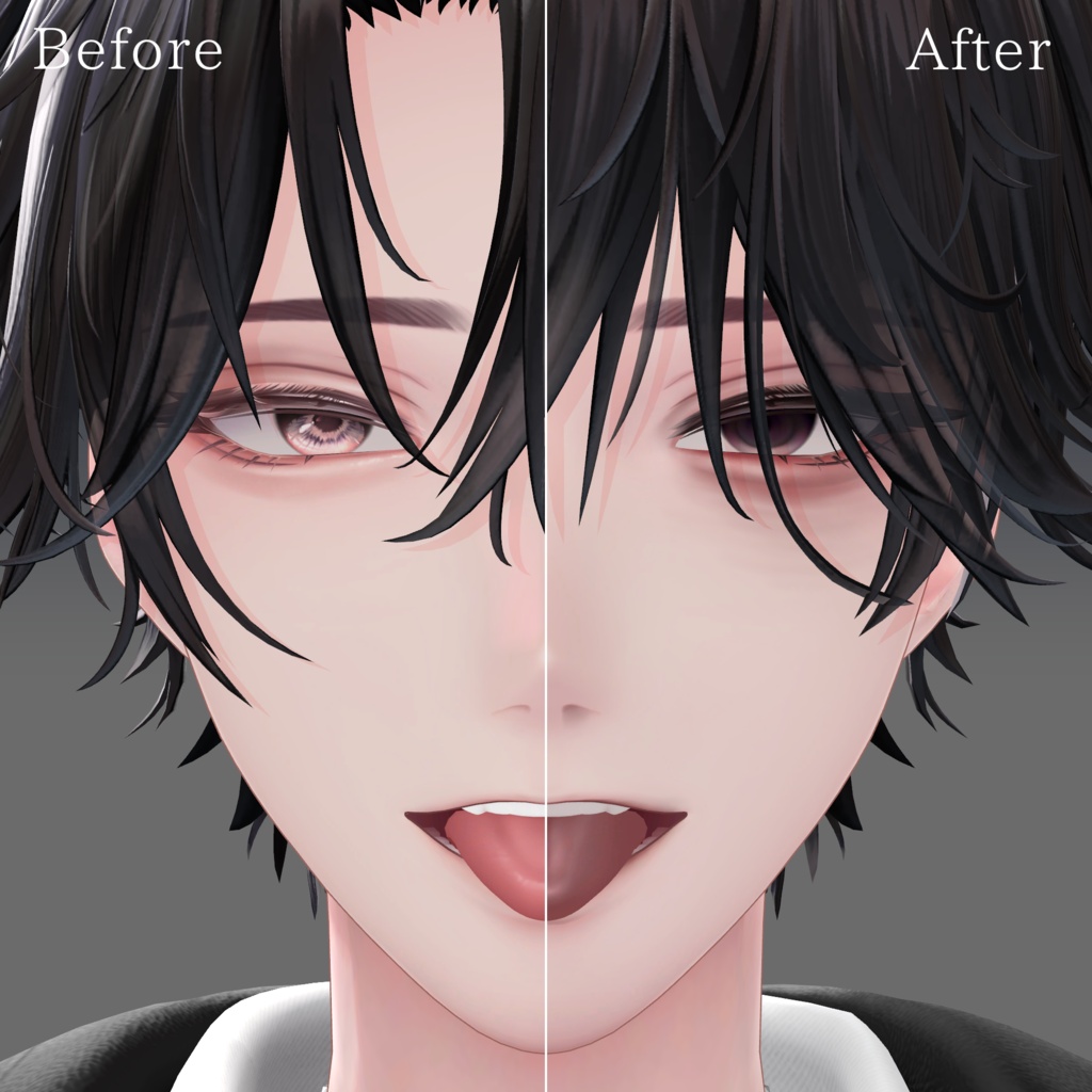 【Yuri/悠莉】憂い Eye & Make up Texture