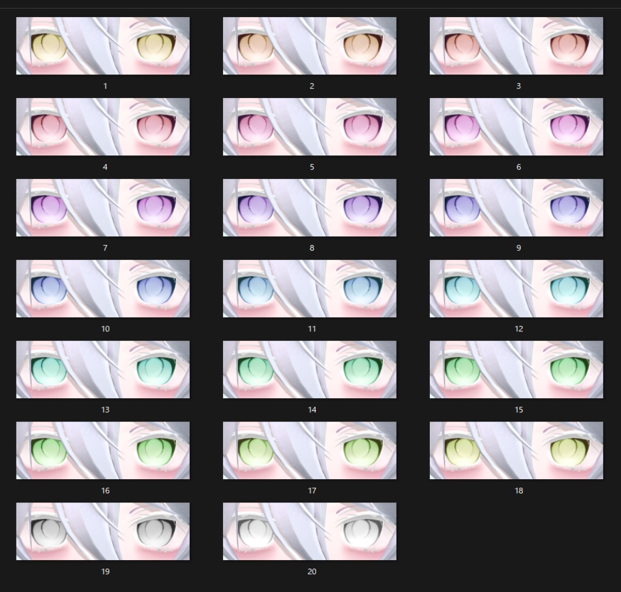 【Tayuta/たゆた】傾国 Eye & Make up texture ✧