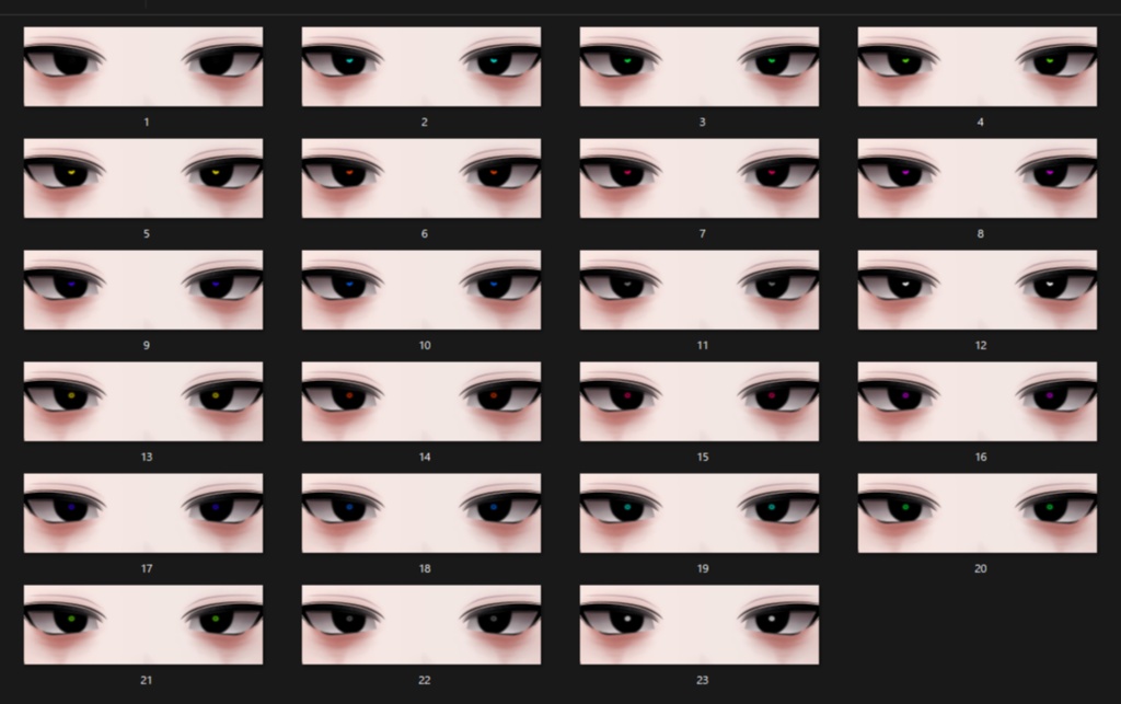 【断罪 /(Danzai)RE】泣き跡 Eye & Make up texture blendshape 付き✨