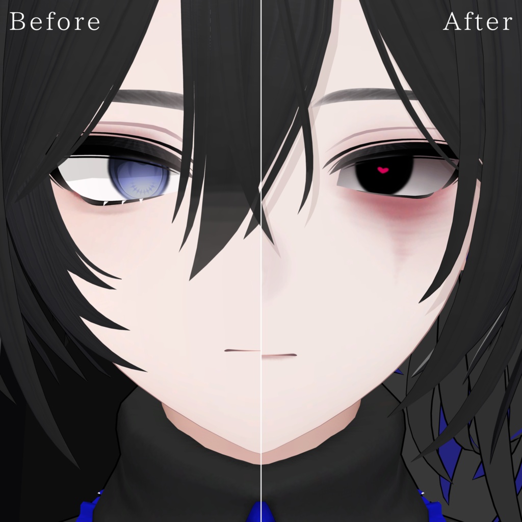 【断罪 /(Danzai)RE】泣き跡 Eye & Make up texture blendshape 付き✨