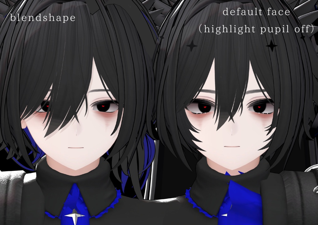【断罪 /(Danzai)RE】泣き跡 Eye & Make up texture blendshape 付き✨