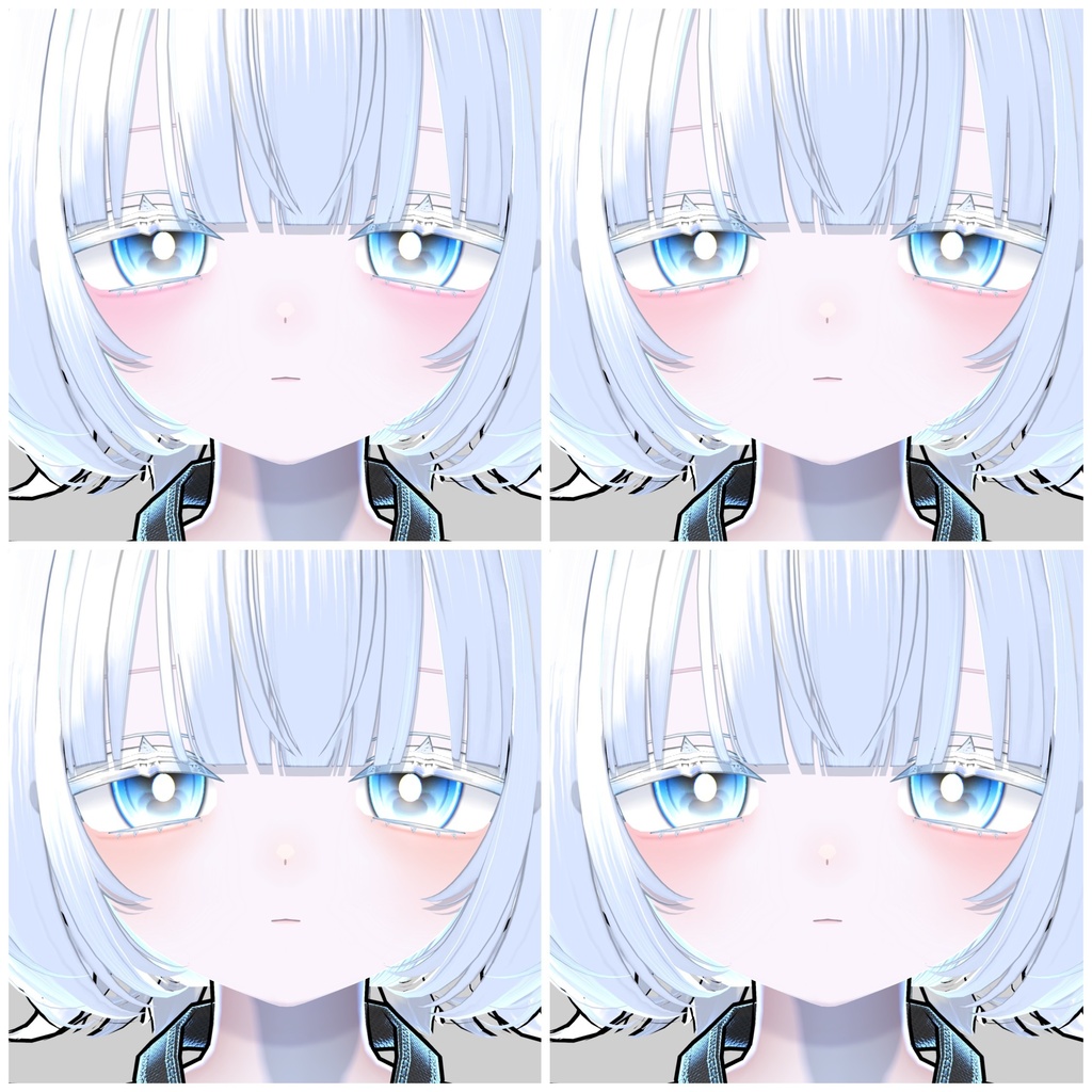 【Urara/うらら】 Cyber Eye & Make up Texture 64種✨