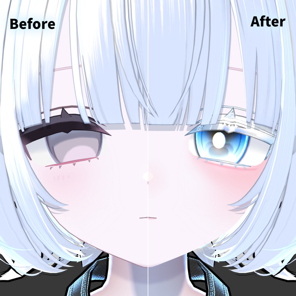 【Urara/うらら】 Cyber Eye & Make up Texture 64種✨