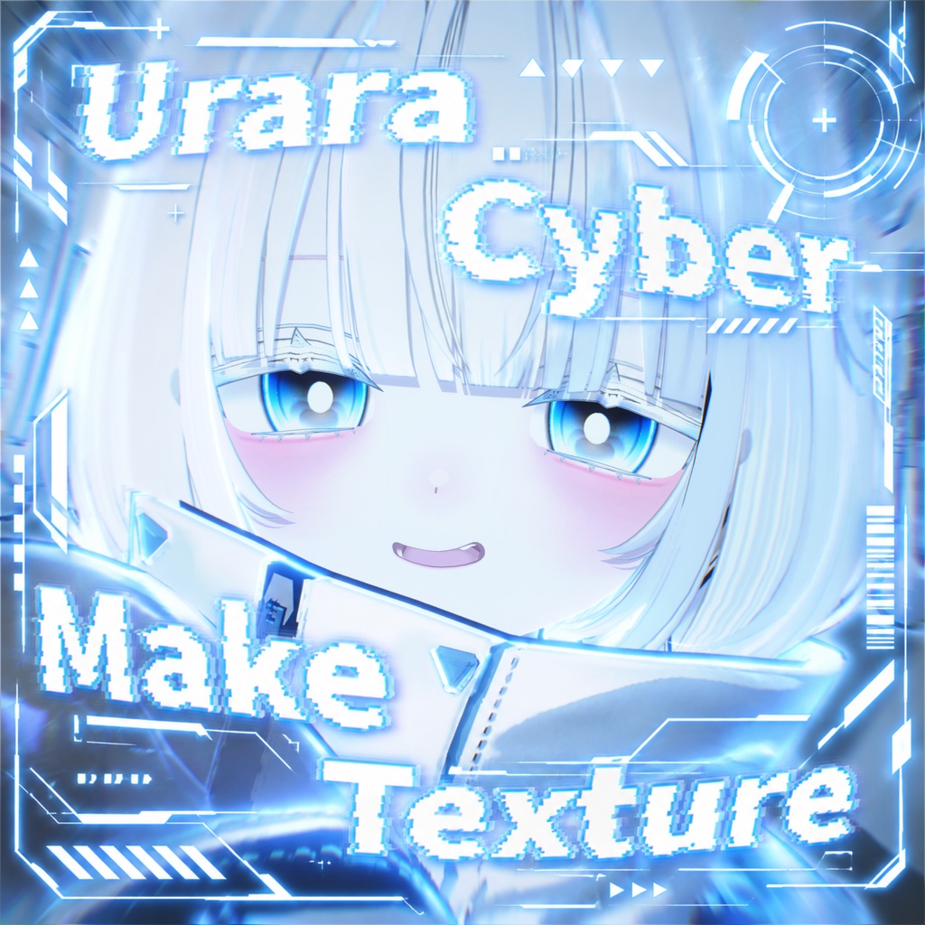 【Urara/うらら】 Cyber Eye ＆ Make up Texture 64種✨