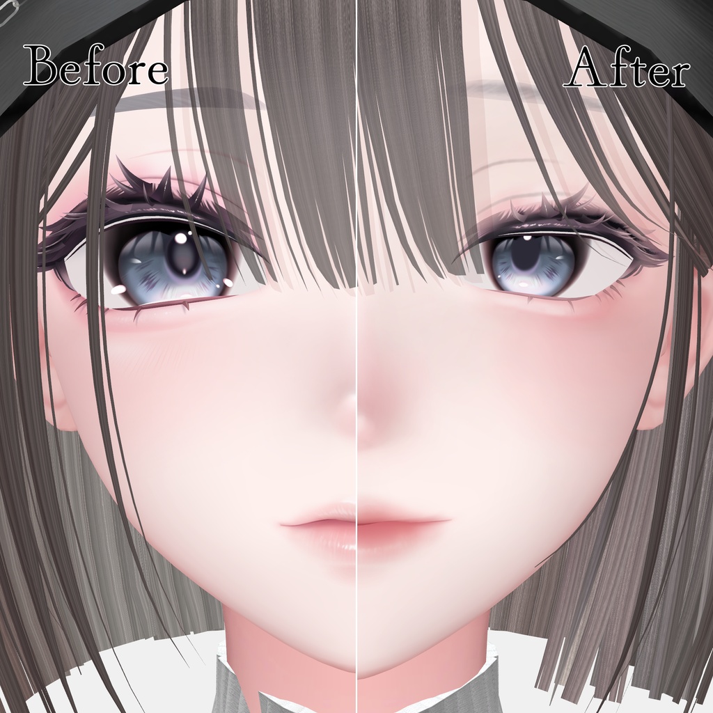 セール中‼️【Misaki/海咲】Natural Make up texture blendshape 付き ✨