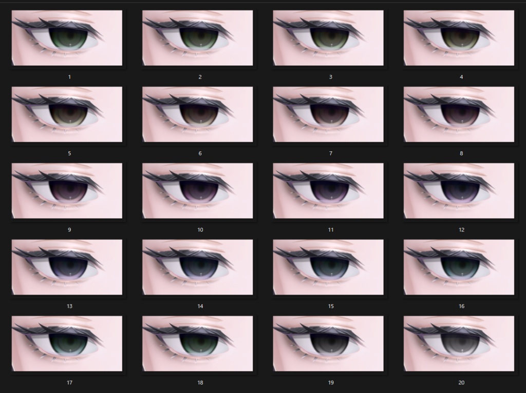 【Nadel/ナーデル】Black Swan Eye & Make up Texture