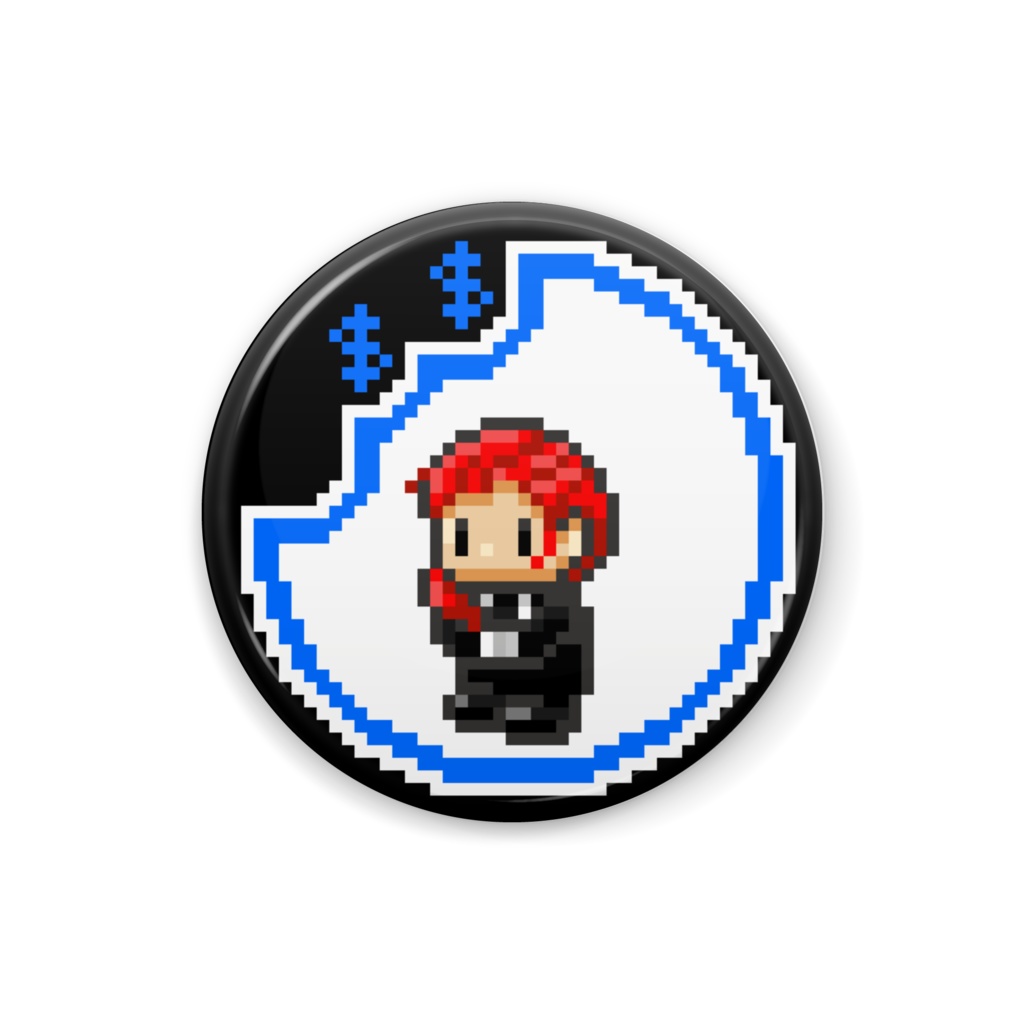 「ドット絵アンダーテイカー」 ギャングスターパラダイス2次創作缶バッジ