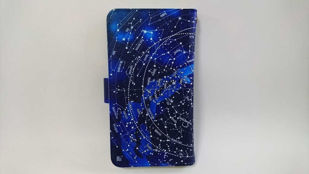 Android/iPhone両対応・手帳型星図スマホカバー《星呼びの携帯外装(星図)/Smartphone cover【Uranographia】》
