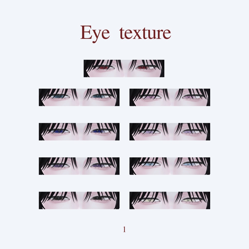 【水瀬】_k-popアイドル風 eye & make up texture