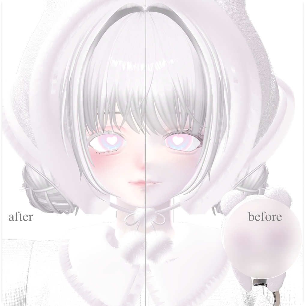 【5/10まで無料】LUMINA | make up texture2種 + eye texture4種