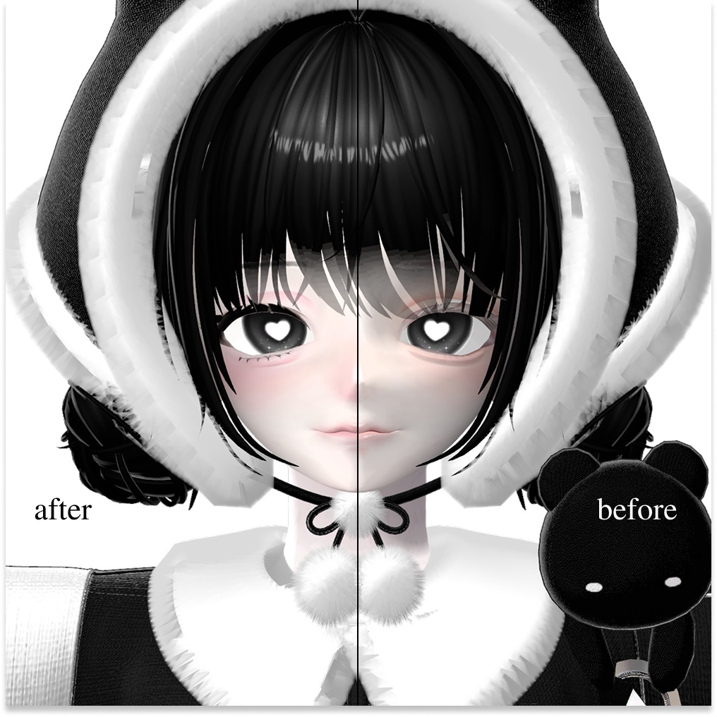 【5/10まで無料】LUMINA | make up texture2種 + eye texture4種