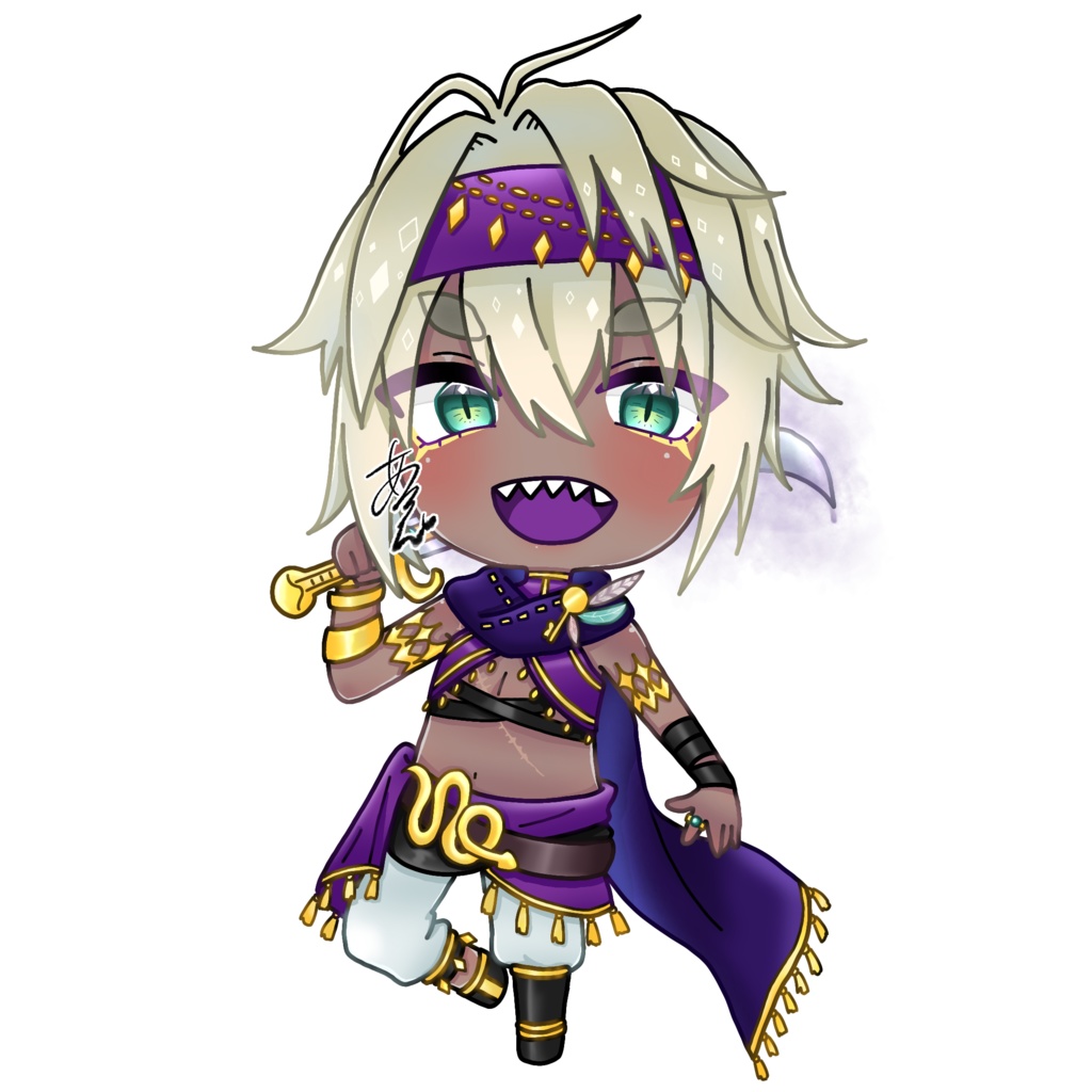 デフォルメアルアクリルキーホルダー
