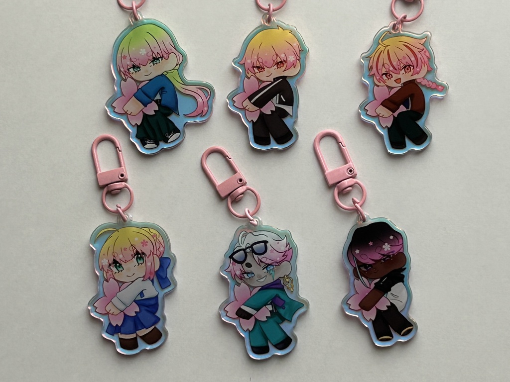 桜の妖精さんアクリルキーホルダー