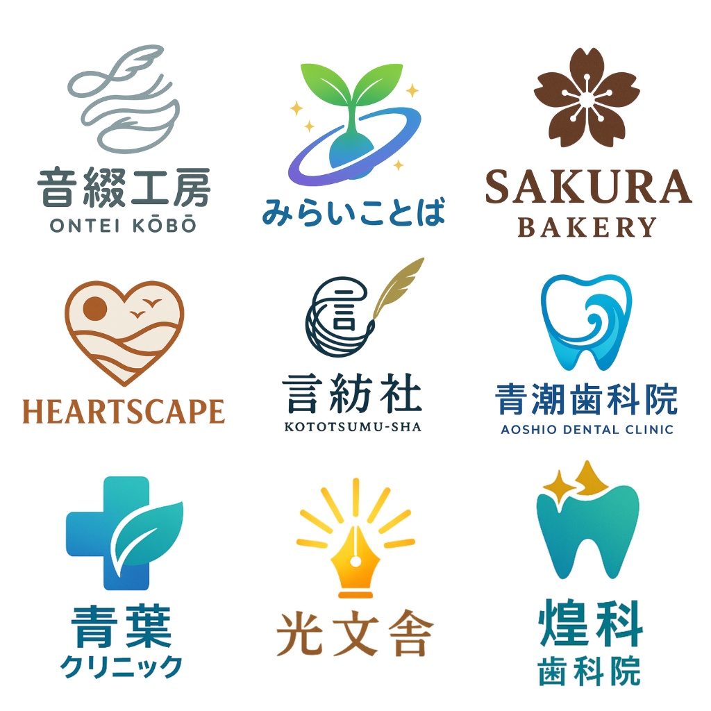 印象に残るロゴを制作します