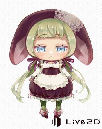 SDバニーメイドちゃん Live2D汎用モデル