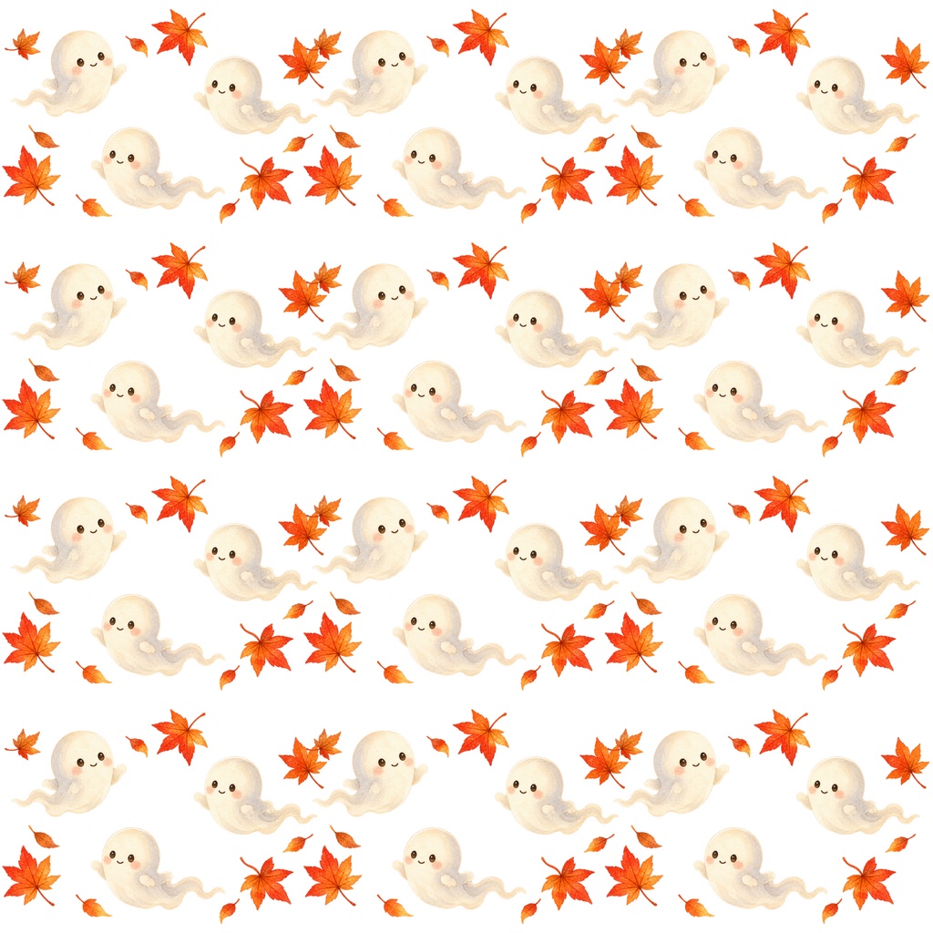 【デジタルペーパー】ハロウィン素材4枚セット │ 商用利用可・高解像度PNG