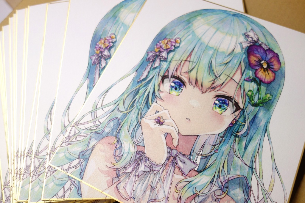 【COMITIA147】「ALB6」+「複製色紙」2点セット