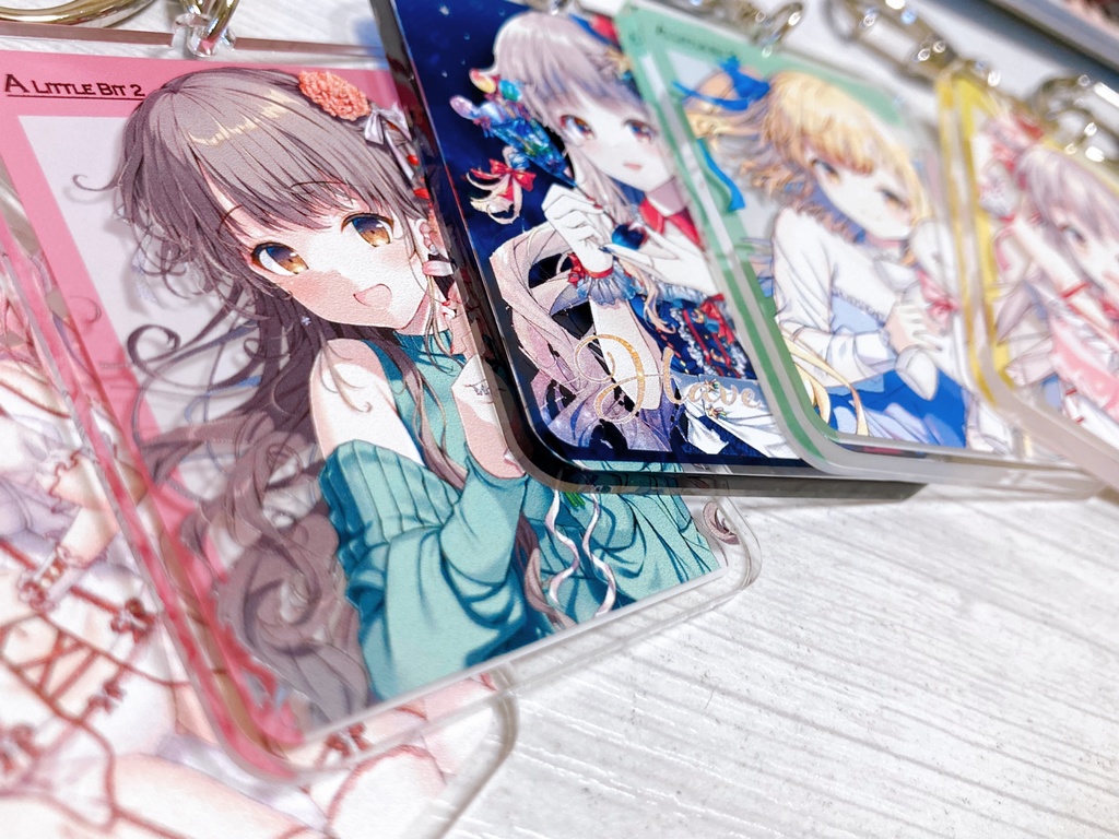 トレーディングアクリルキーホルダー