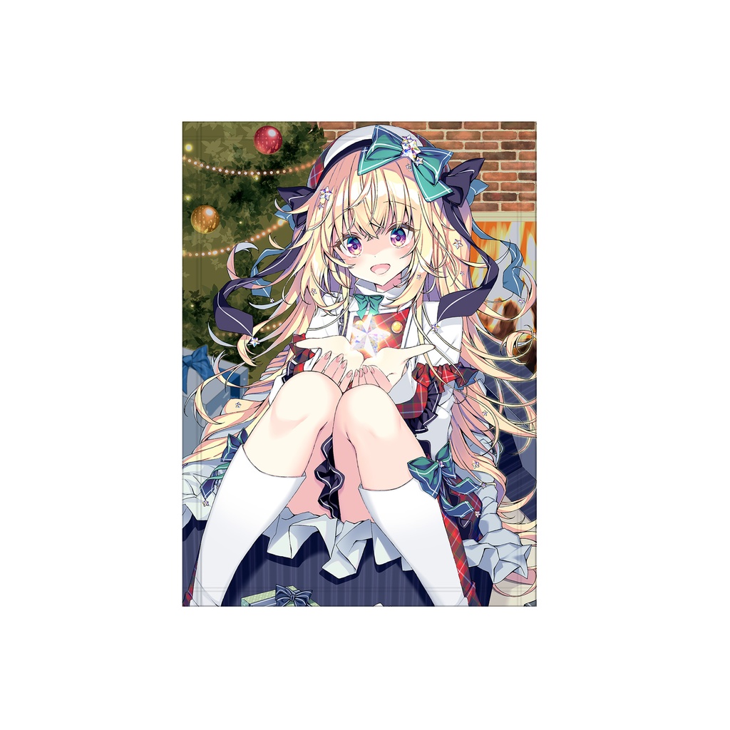 ふわふわクリスマスブランケット①