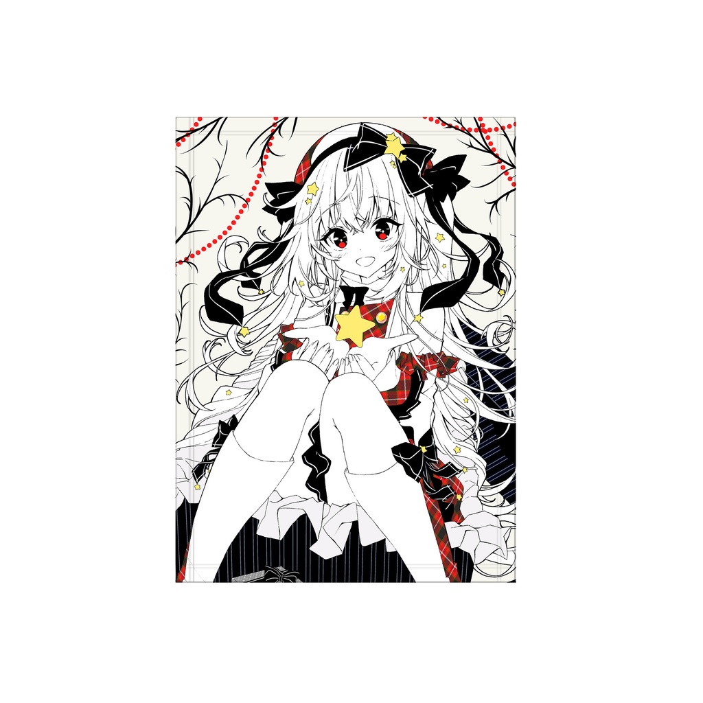 ふわふわクリスマスブランケット②