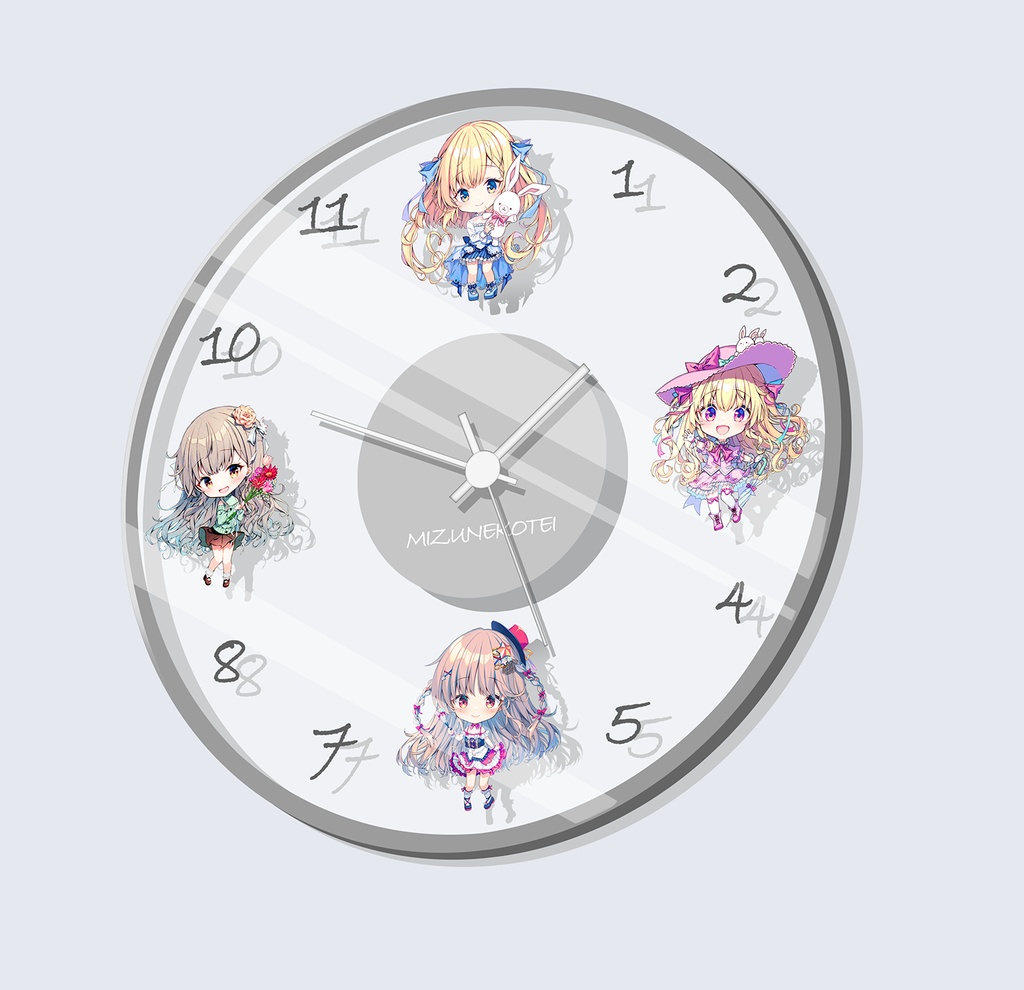 アクリル壁掛け時計
