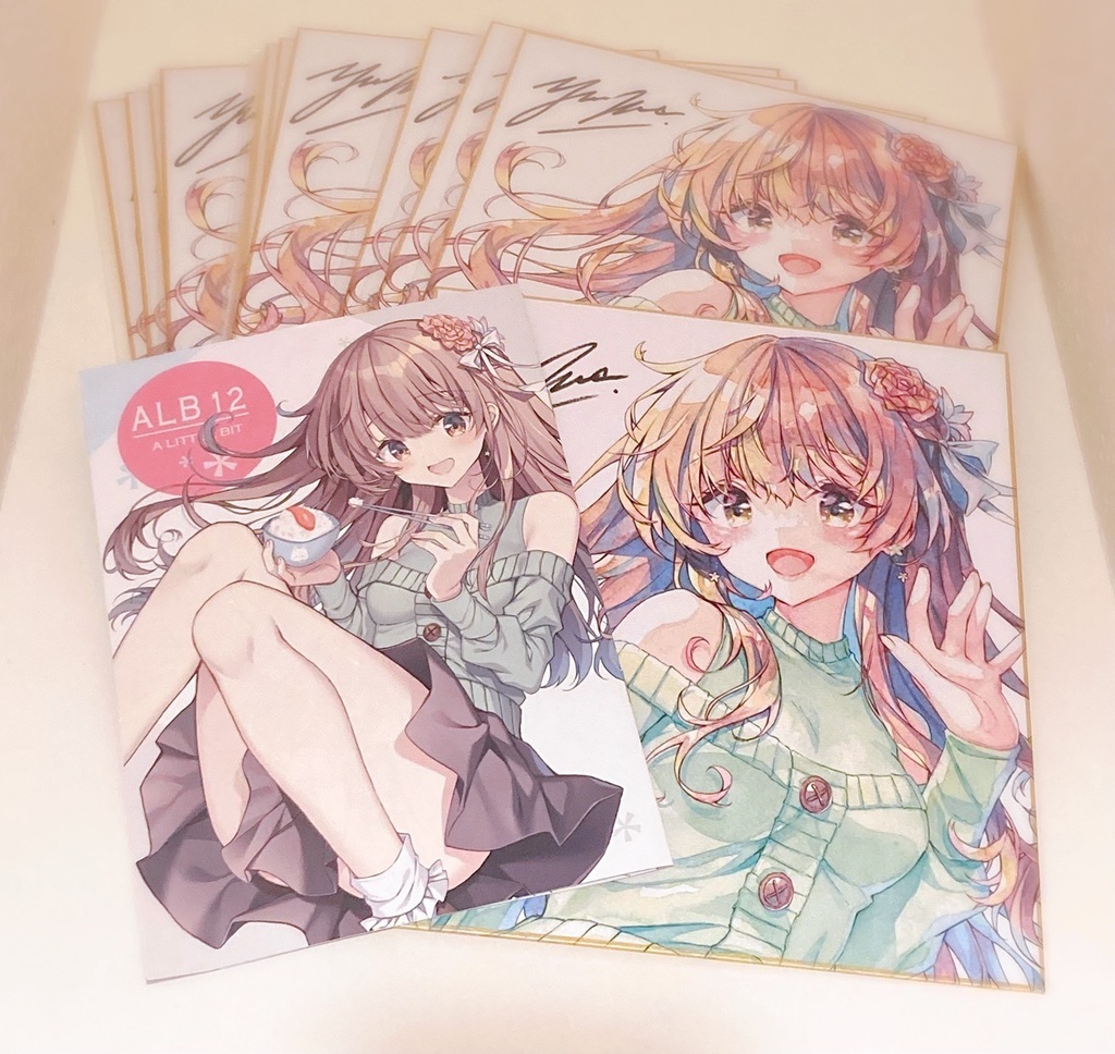 【CC福岡64】「ALB12」+「複製色紙」2点セット