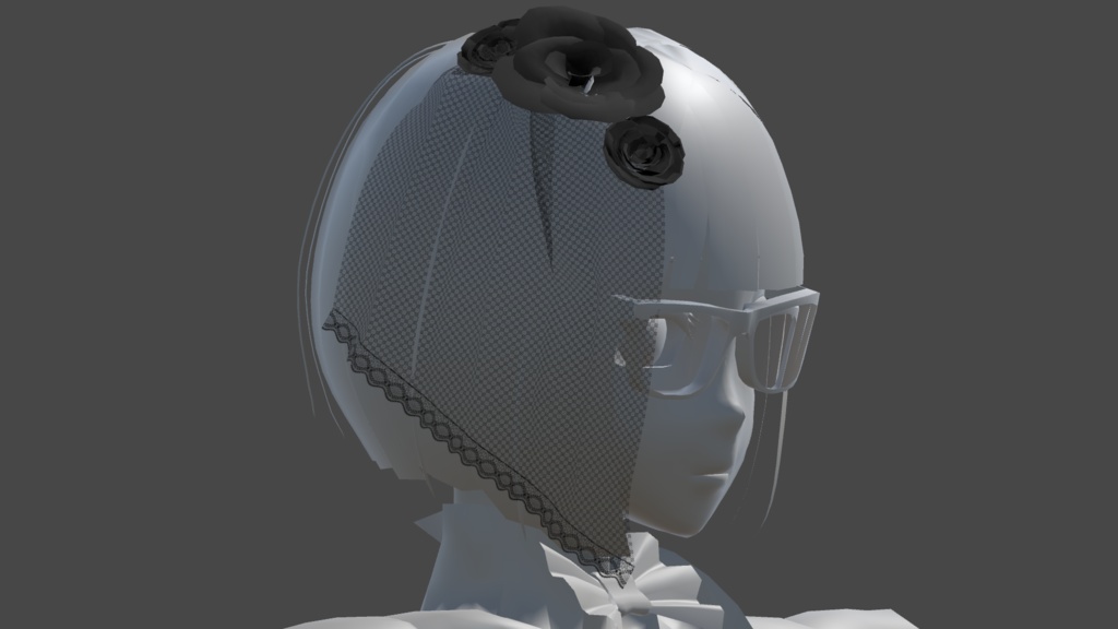 【VRChat】靴とヘッドドレス