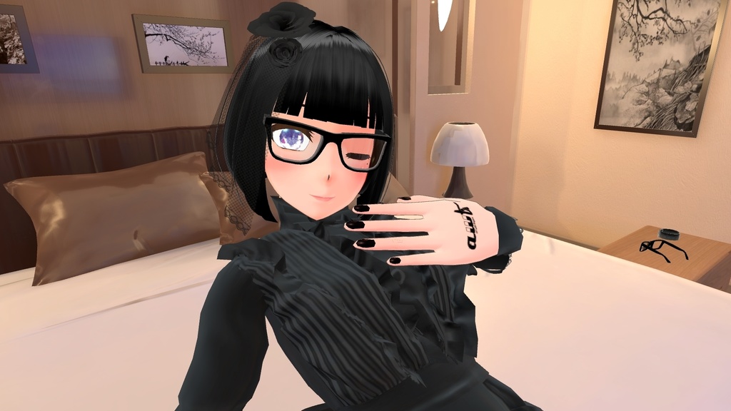 【VRChat】靴とヘッドドレス
