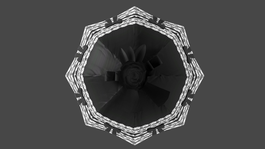 【VRChat】ゴシックなパラソル