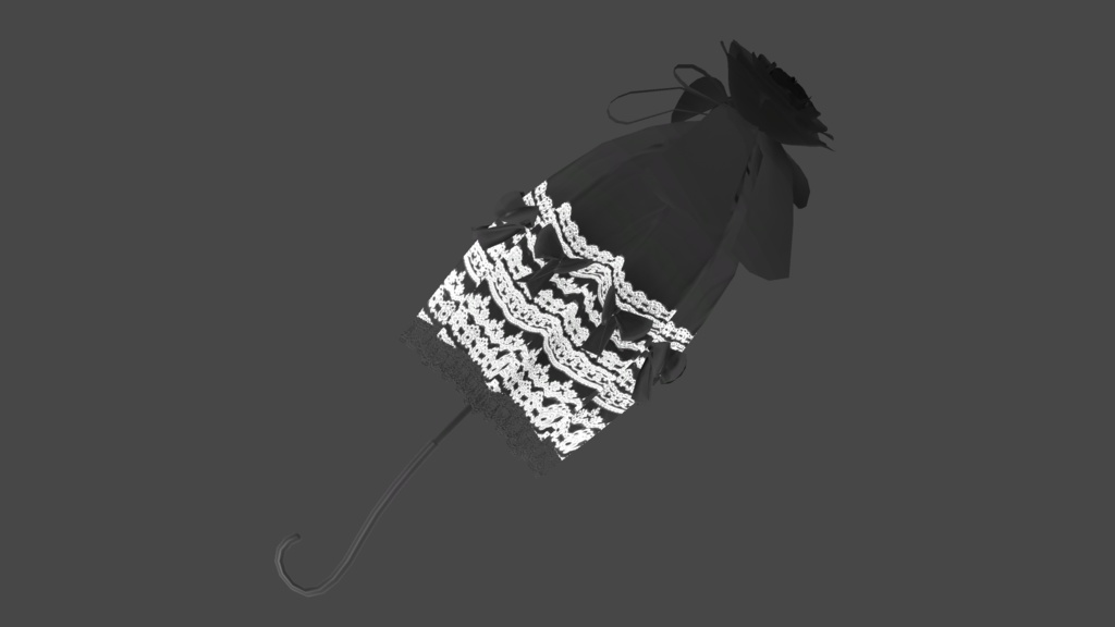 【VRChat】ゴシックなパラソル