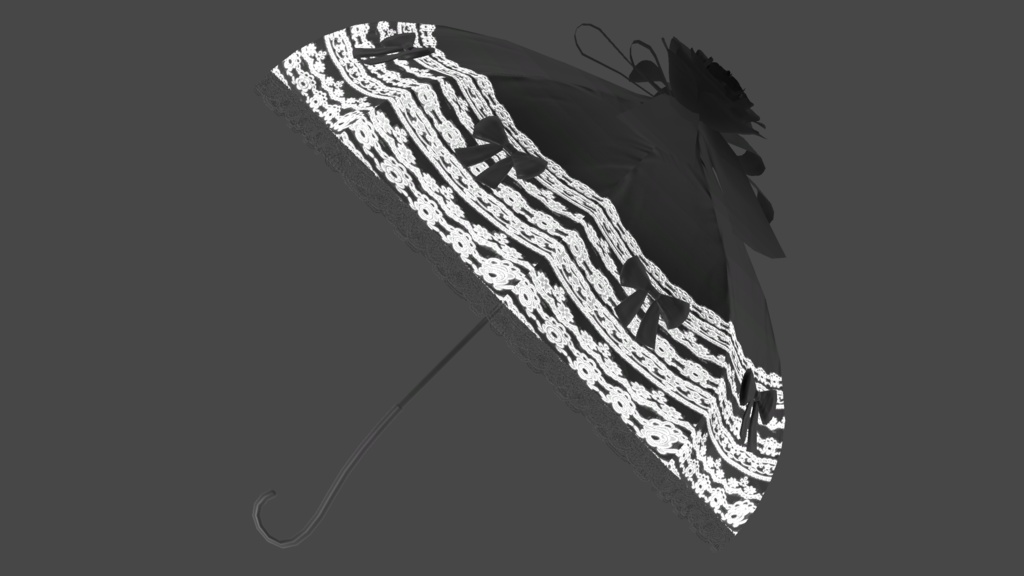 【VRChat】ゴシックなパラソル