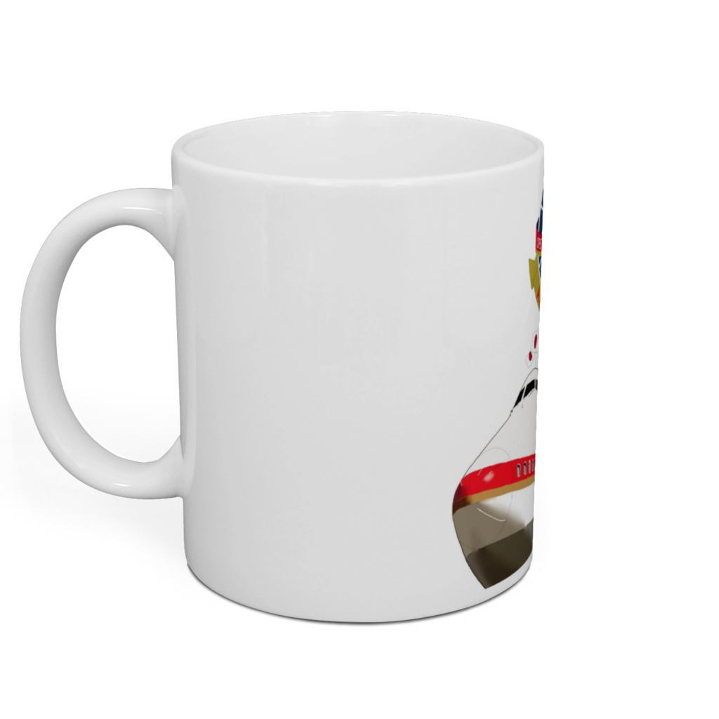 航空自衛隊特別航空輸送隊B747‐400政府専用機マグカップ