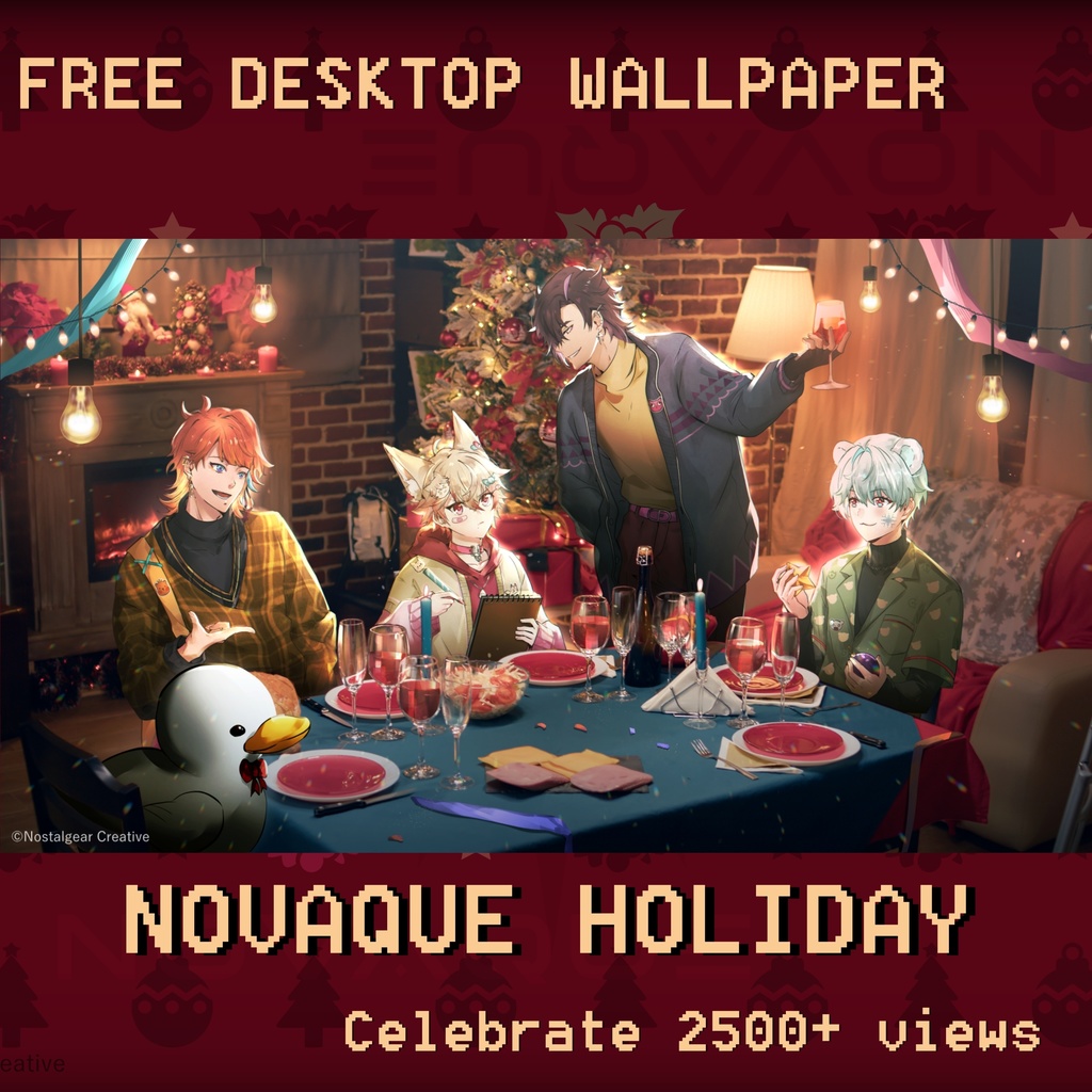 【NOVAQUE】Holiday Desktop Wallpaper