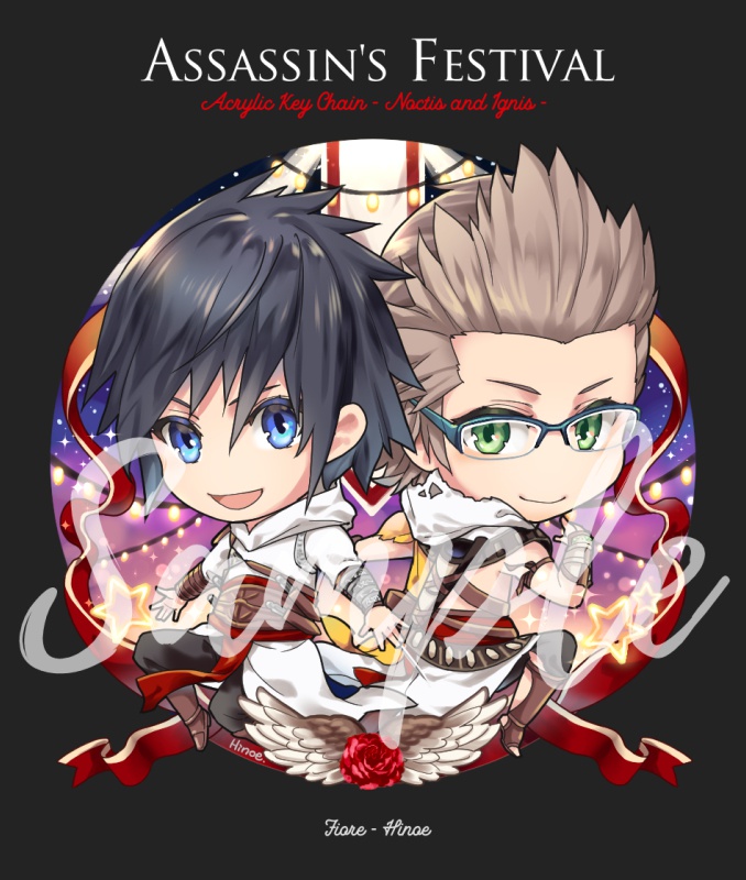 ノクトとイグニスアクキー | Acrylic Charm - Noct and Ignis in the Assassin's Festival