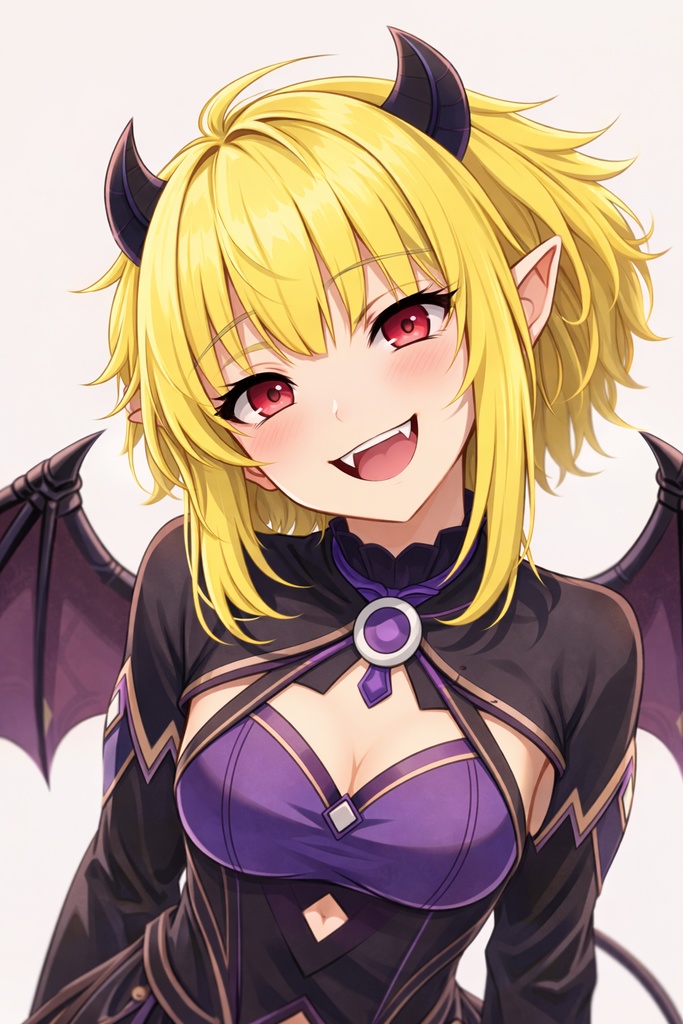 オリジナル悪魔キャラ スターターイラストセット（全5枚）Original Demon Girl Starter Illustration Set.