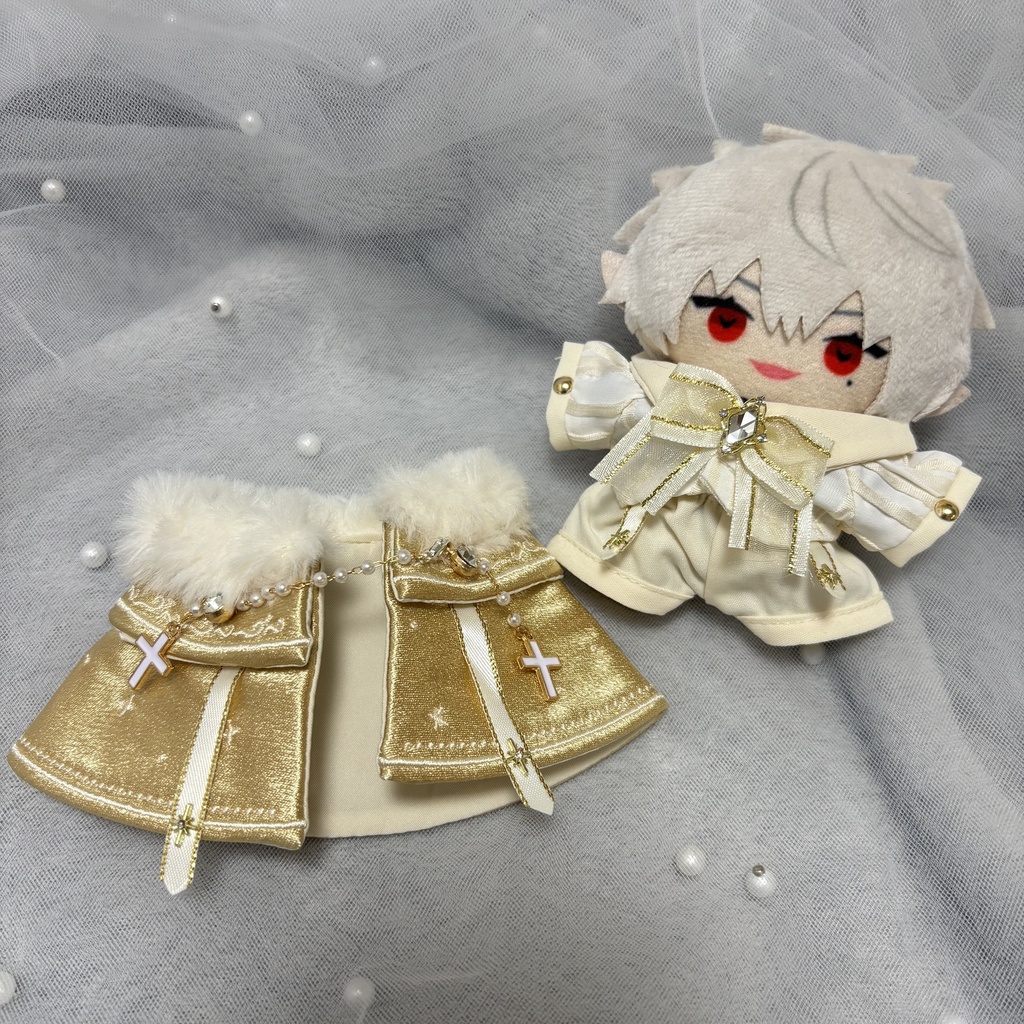 ꒰ 10~12cm用ぬい服 ꒱ ロイヤル王子様セット (全2色)