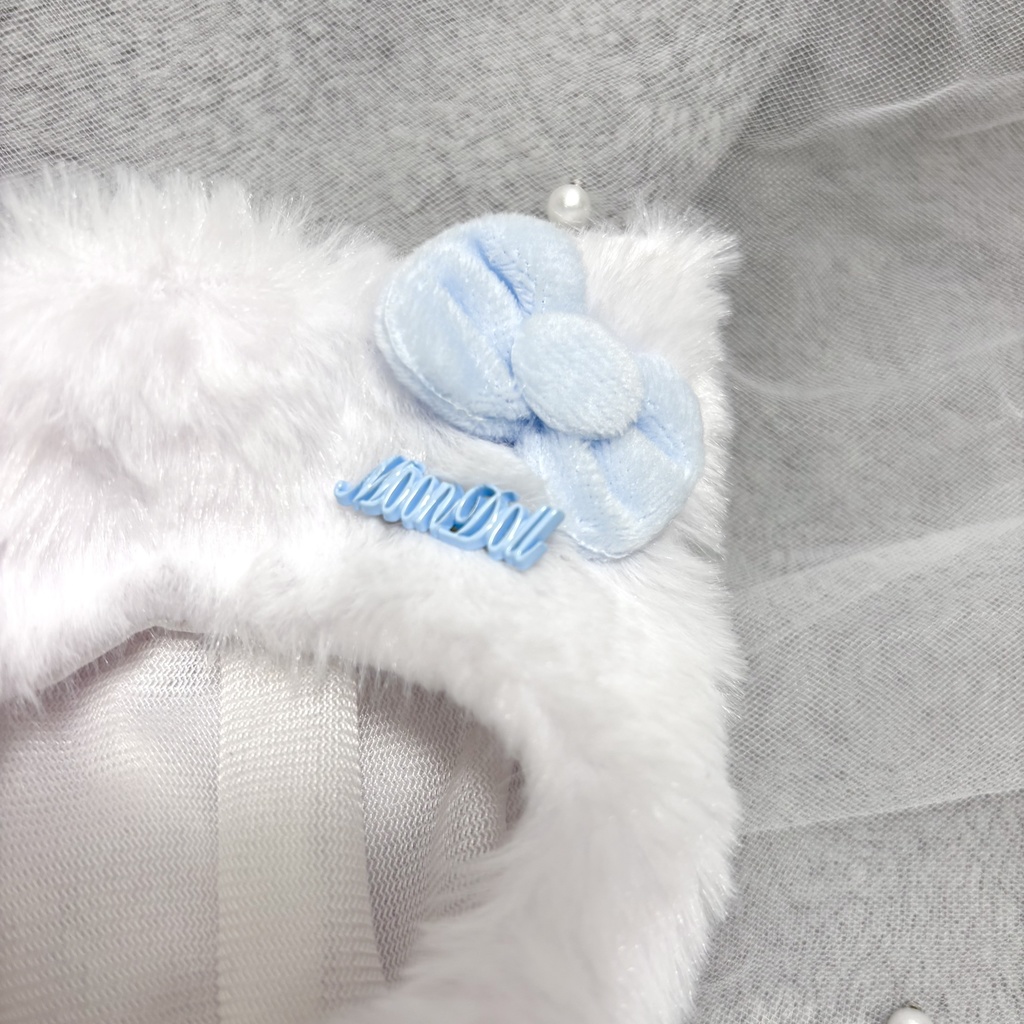 ꒰ 10~20cm用ぬい服 ꒱ ネコ耳ポンチョ ( 全3色 )