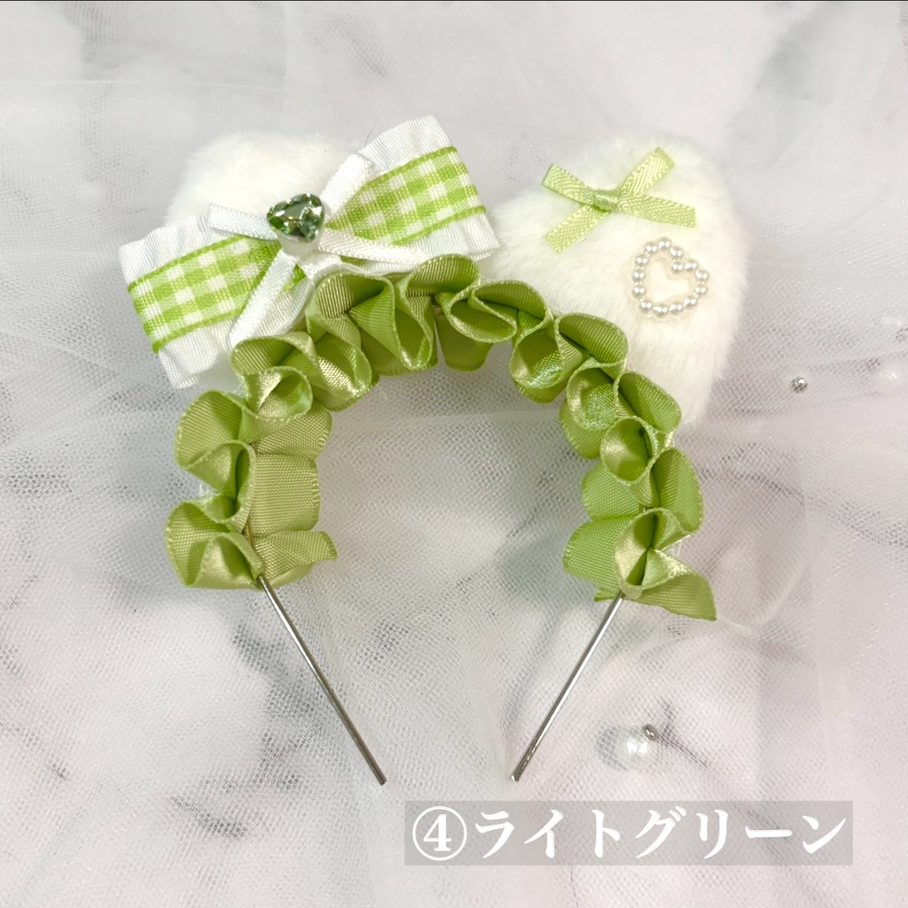 ぬい用カチューシャ ꒰ チェックシリーズ ꒱ 全7色