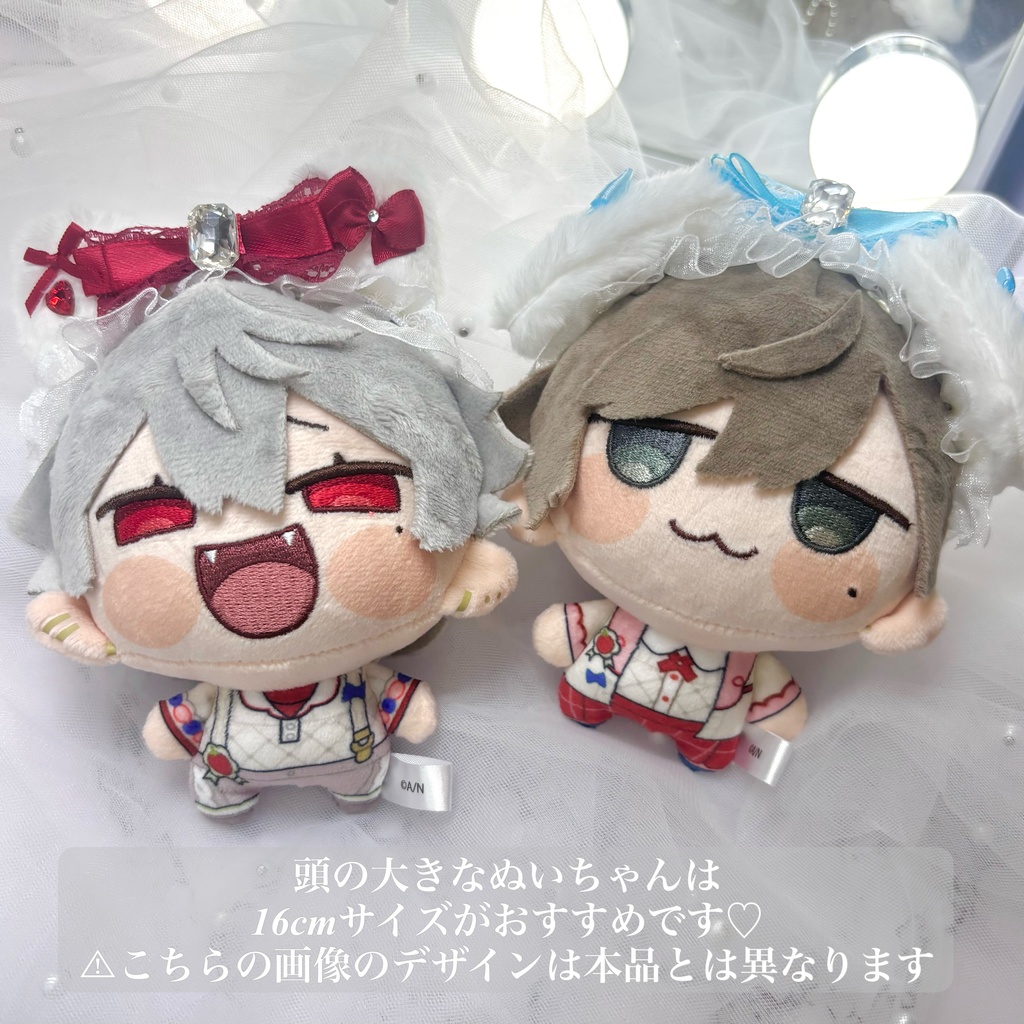 ぬい用カチューシャ ꒰ チェックシリーズ ꒱ 全7色