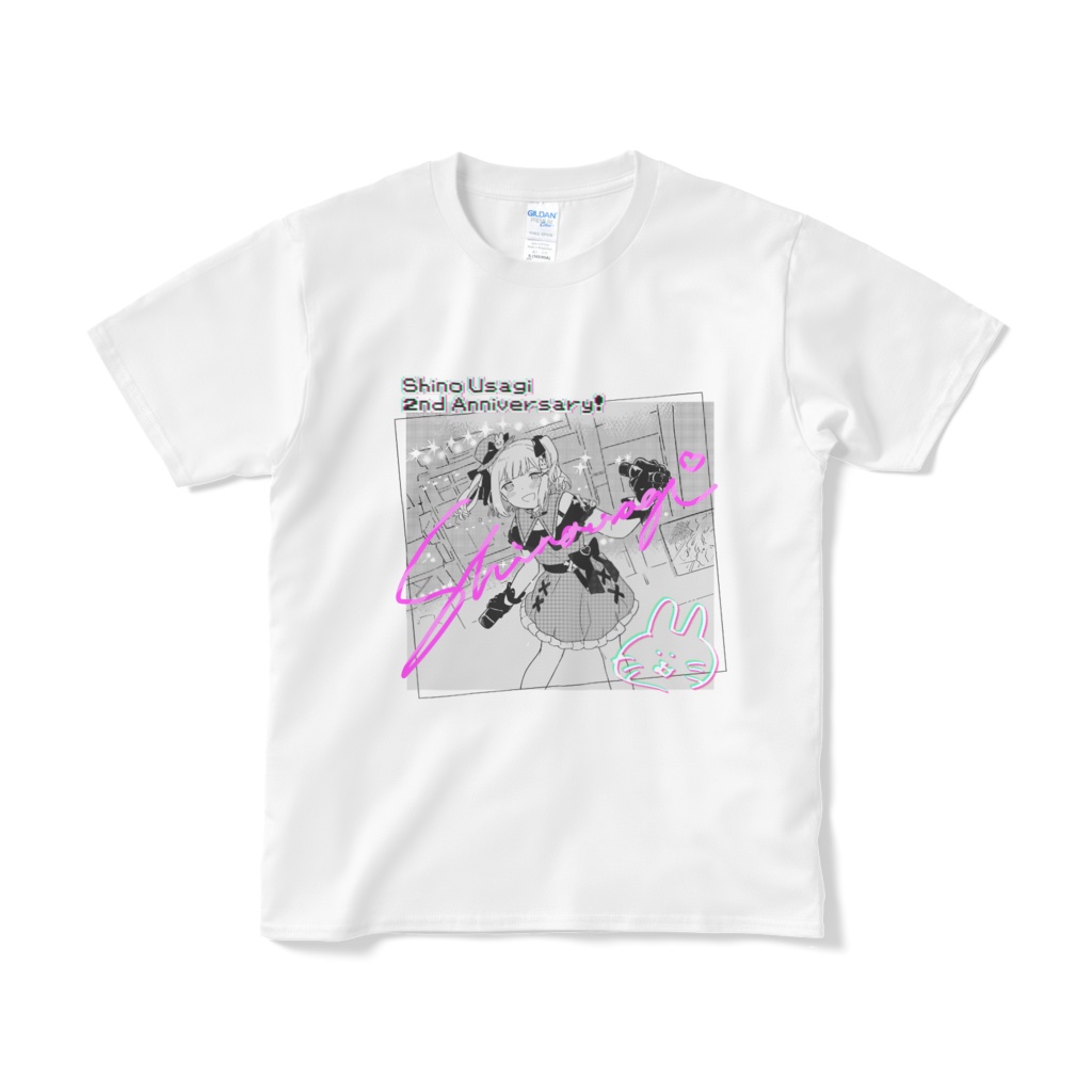 シノウサギ2周年記念Tシャツ（再販）